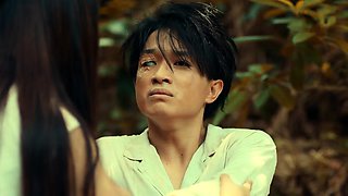 Small titted Asian deep nub and ass fuck