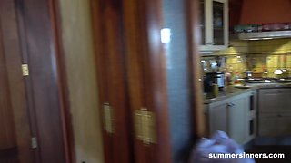 fucking pool yoga session