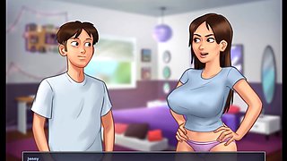 Hot schoolgirl with amazing tits and a nice ass