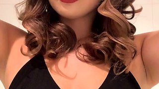 Hottest brunette solo webcam masturbation 2