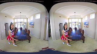 Cheerleader Sex Diary - Slutty 18 Y.O Teen Blowjob And Fuck In The Living Room