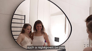 Lesbian Sex in the Morning Shower Is the Best Thing Ever! 4K HD Tim Team