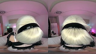 Nipponese lustful harlot crazy VR video