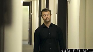 Chad Alva and Hime Marie's deep throat action by Nubile Films