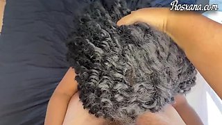 Homemade Sex With Neighbor - Hot Venezuelan Brunette Gives Deep Throat Blowjob & Squirting Doggystyle Creampie POV