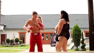 BBW White Chick Big Boobs Cam Play