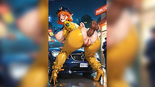 BBC outdoor ass fucking