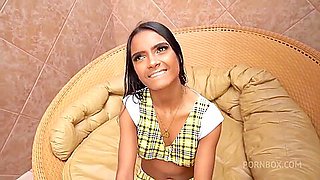 1.50m Slim Petite Young Brazilian Indian Gets Fucked