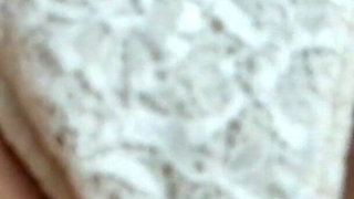 Using My Magic Wand on My Pussy While Wearing Lace Lingerie Part 1