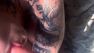 Tight sweet clit and ass solo toy fun