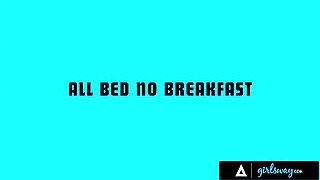 Naughty Blonde Anna Claire Clouds Gets Hard Strap-On Anal From Kenna James On Vacation