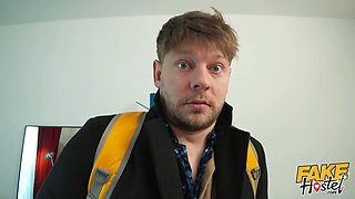 Faux hostel - naughty genies released and desperate for penis! unbelievable threesome with yasmina kahn and nuria millan