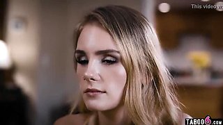 Blonde Teen Gets Creampied By StepMom In Taboo Threesome