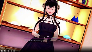 Anime parody of game of sex with some wild hentai action