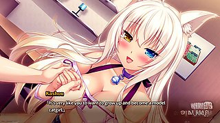 Fox girl, big booty, hard-core