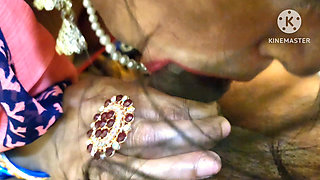 Hot Wife Home Service to Customer Infront of Husband