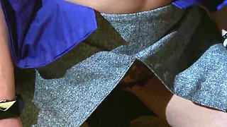 Stockings-clad secretary gets super trampy in XXX boss's