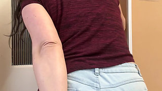 Locked Out and Desperate to Pee - Shorts Wetting