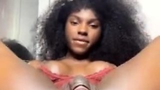Bronzebarbiee Masturbates With Anal Plug
