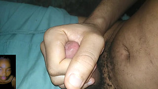 Masturbating with my girlfriend on a video call