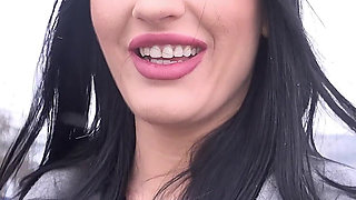 German Scout - Big Tits and Perfect Ass Girl Honey Demon Pick up for Casting Fuck