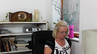 GILF Teacher Disciplines Her Student And Makes Him Fuck Her