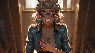 ATKINS HEAVEN - At Your Service: Busty Demon Gets Deep Anal Creampie