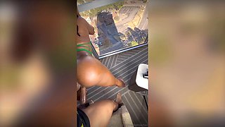 Ebony BIG ASS Cumshot Ride