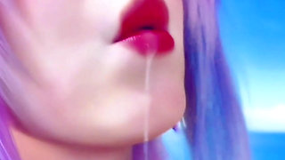 Shion From That Time I Got Reincarnated as a Slime, Does a Perfect Deepthroat with Your Long Penis and Will Swallow All Your Cum