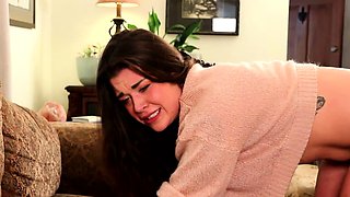 Tight ass brunette amateur Angel Hott