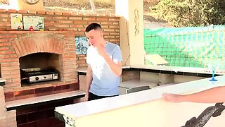 Aunt Judy's XXX - Busty Redhead Cougar Melanie Seduces the