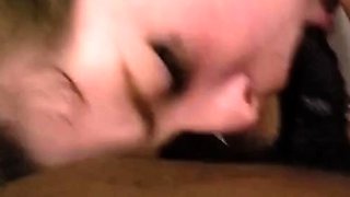 Two nasty white milfs share bbc and swallow that hearty