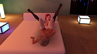 Lesbian Foot Fucking