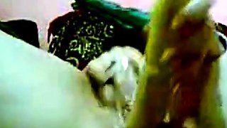 Arab Girl's Banana Webcam Show