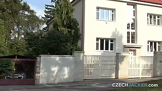 Czech Jacker 23: Bus Stop Bounty - the Blonde’s Tits Tease