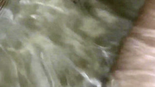 Fingering My Pussy and Exhibiting My Feet at the Bathtub