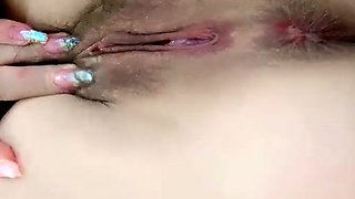 Beauty small tit amateur teen masturbating her shaved pussy
