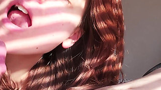 Morning with Abundant Ejaculation, Instead of Swallowing It She Spit Out