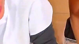 Nun and Maid Eat a Big Cock and End up with Cum in Their Ass - Jenifer Play