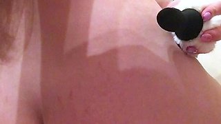 Milky ass solo hoe anally toys