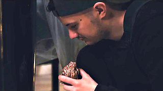 Time Freeze Porn: Italian Beauty Layla Scarlett Performs Steamy Handjob for Sam Bourne During Security Duty