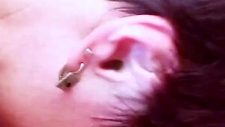 Redhead mature masturbates hairy pussy and gets fucked by husband