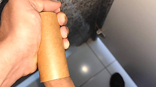 Big Straight Cock Stuck Fucks Full of Glue.