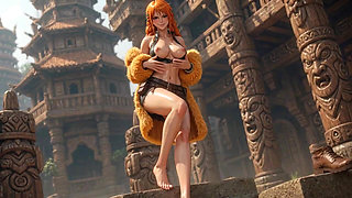 Ai Compilation Nami Outfit Elbaph Nude Shiny Skin Sensual NSFW