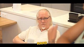 Daddy4k. cheating in the kitchen... will we get caught?