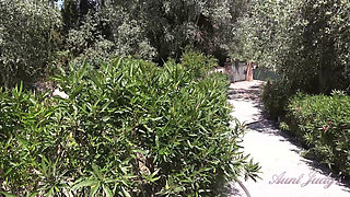 Auntjudys - Your Stepmom's Friend Maggie Moon Catches You Watching Her Sunbathing in the Back Yard