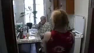 Caroline fucks oldman: Blowjob, Anal  Redhead Porn