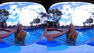 Sex After Swimming; Blonde Petite Athletic Toned Fit Blowjob Doggy Style