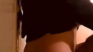 Horny Wife Eating Pussy in Kitchen, Horny, Against the Column I Put Him on His Knees to Suck Sweet Pussy