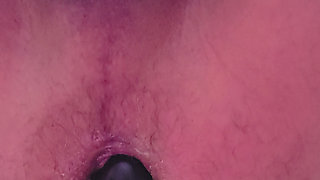 Ladydtf69's cuckold husband stretches his dirty asshole with anal dilator.